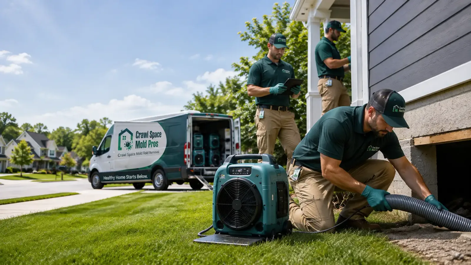 Crawl Space Mold Removal in Holton, MI